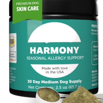 Skin & Coat Supplement With Quercetin for Dogs – Balanced Histamine Support for Seasonal & Environmental Allergies – Veterinarian Formulated