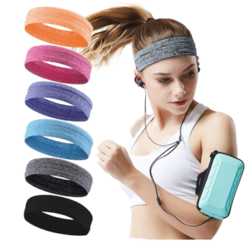 Soft elastic fabric fits most head sizes without slipping, squeezing, or causing